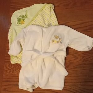 Baby Bathtime Robe and Hooded Towel